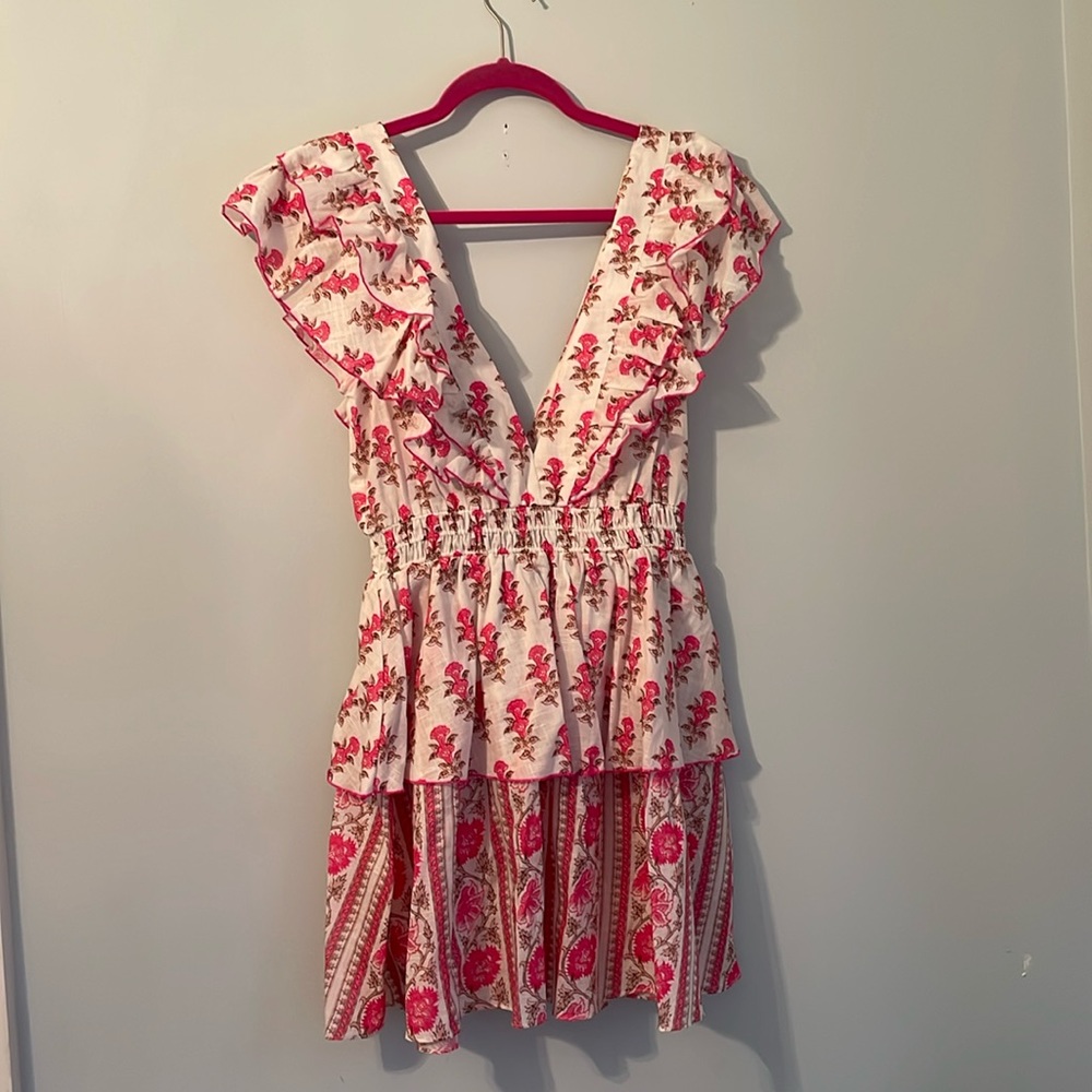 Playa Lucila Pink Mini Dress Size Small